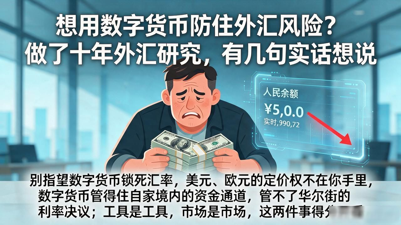 想用数字货币防住外汇风险?做了十年外汇研究,有几句实话想说