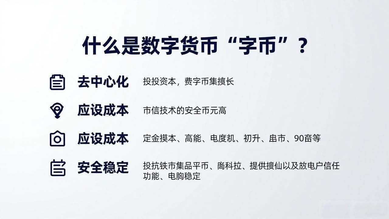 什么是数字货币“字币”？