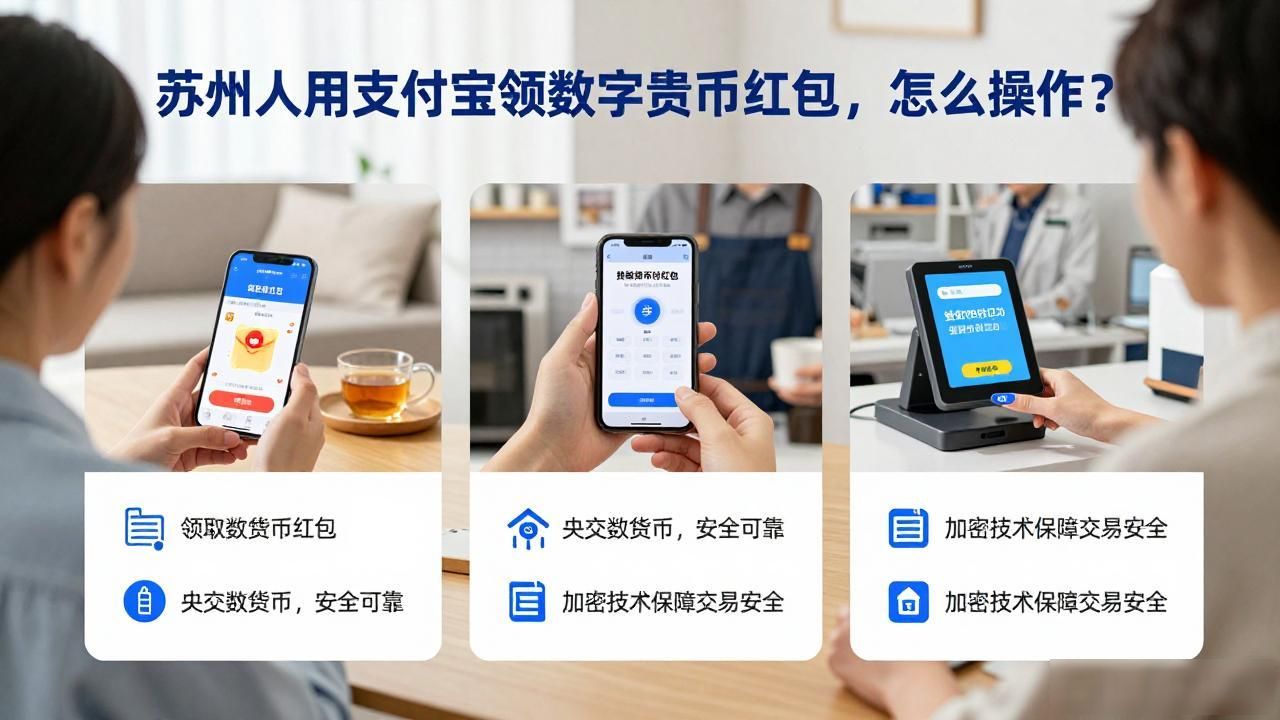 苏州人用支付宝领数字货币红包，怎么操作？