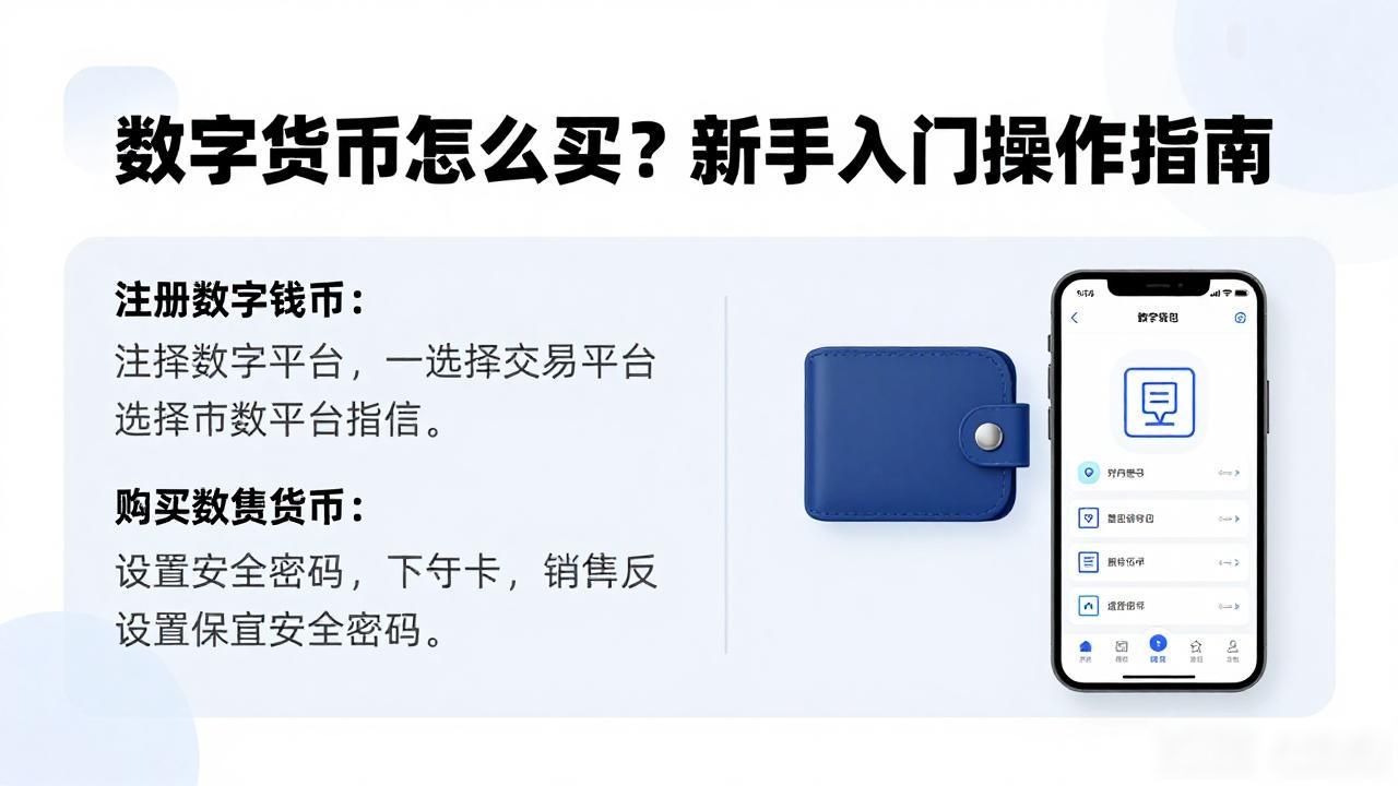 数字货币怎么买？新手入门操作指南