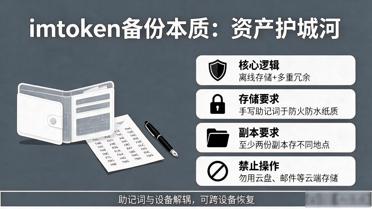 imtoken 备份钱包本质：一张图看懂你的资产护城河