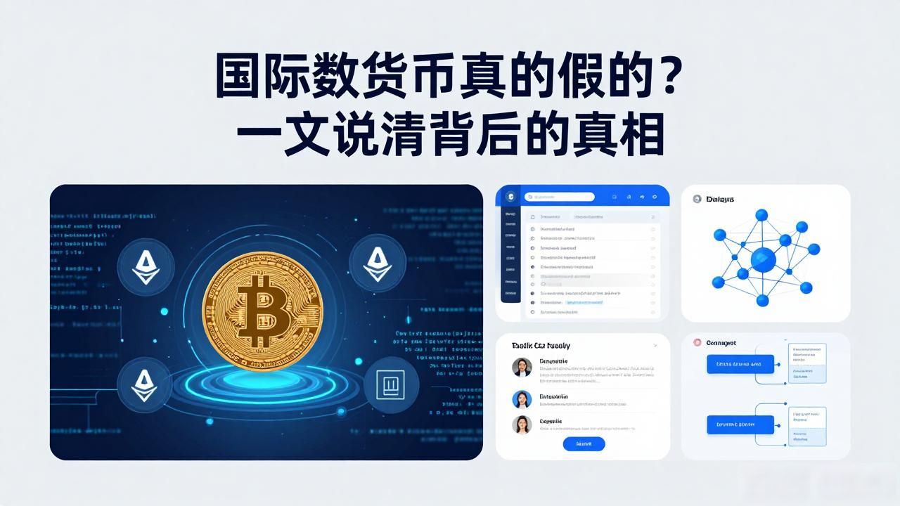 国际数字货币真的假的？一文说清背后的真相