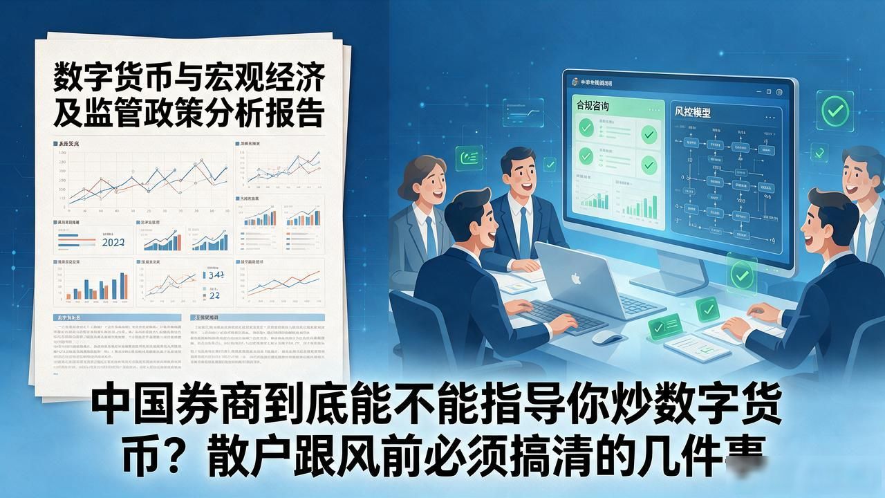 中国券商到底能不能指导你炒数字货币？散户跟风前必须搞清的几件事