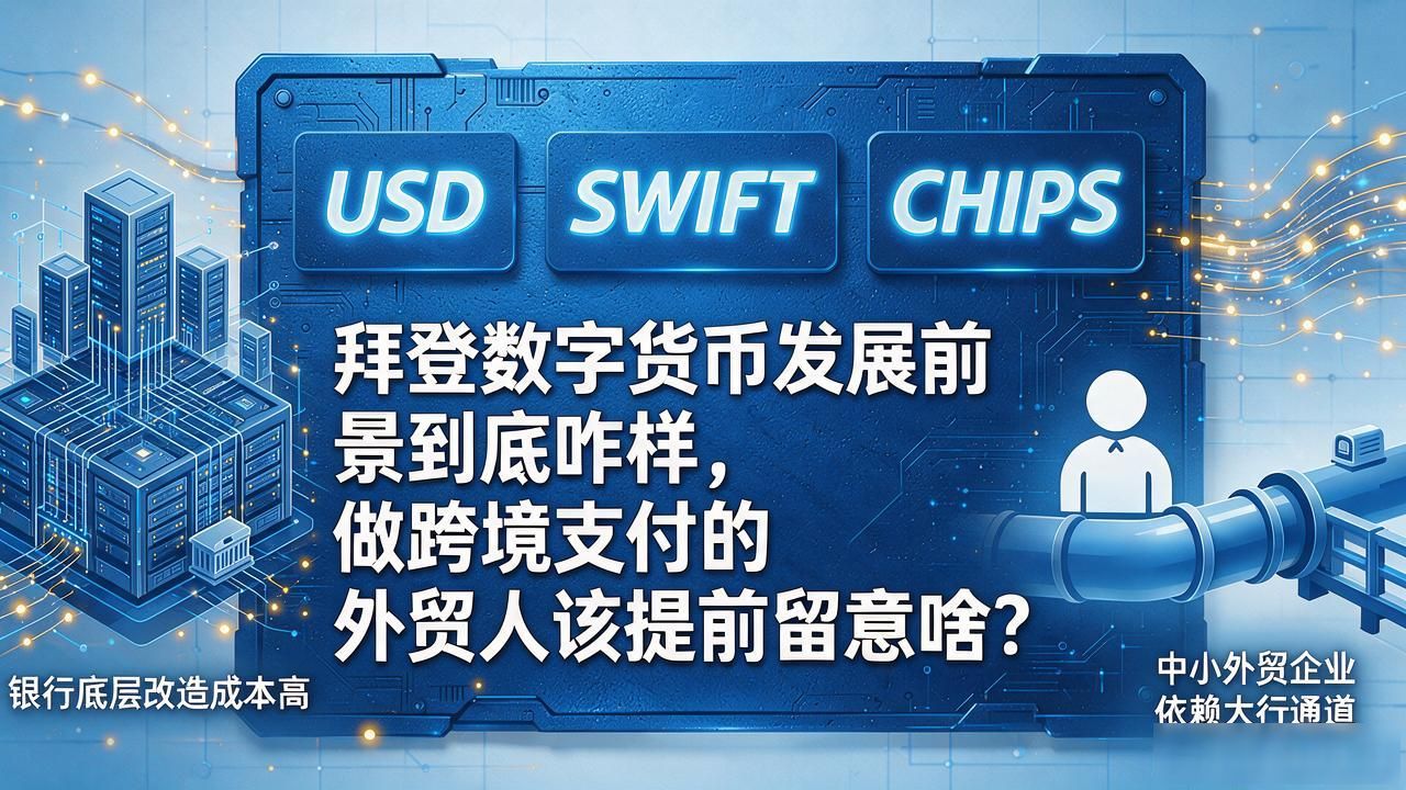 拜登数字货币发展前景到底咋样，做跨境支付的外贸人该提前留意啥