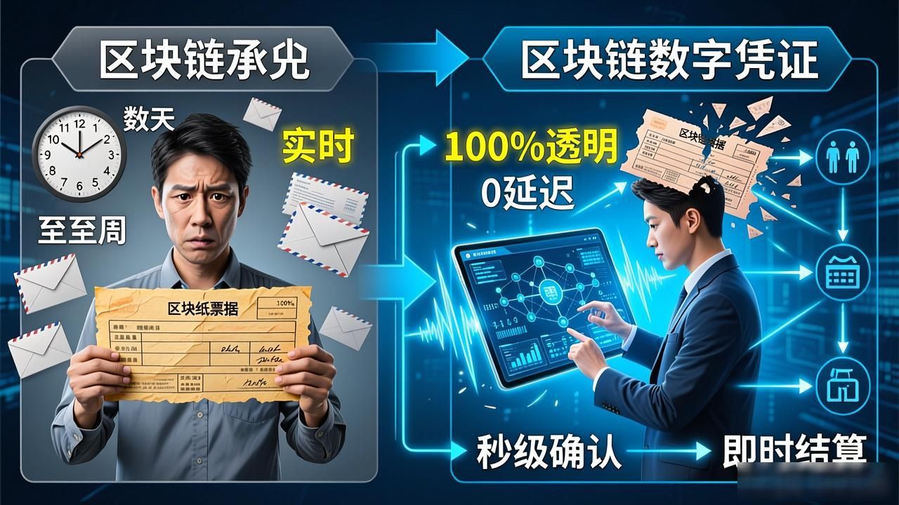区块链承兑到底是个啥？一图看懂金融新玩法