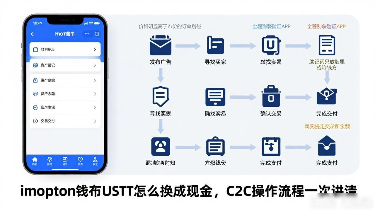 imtoken钱包USDT怎么换成现金，C2C操作流程一次讲清