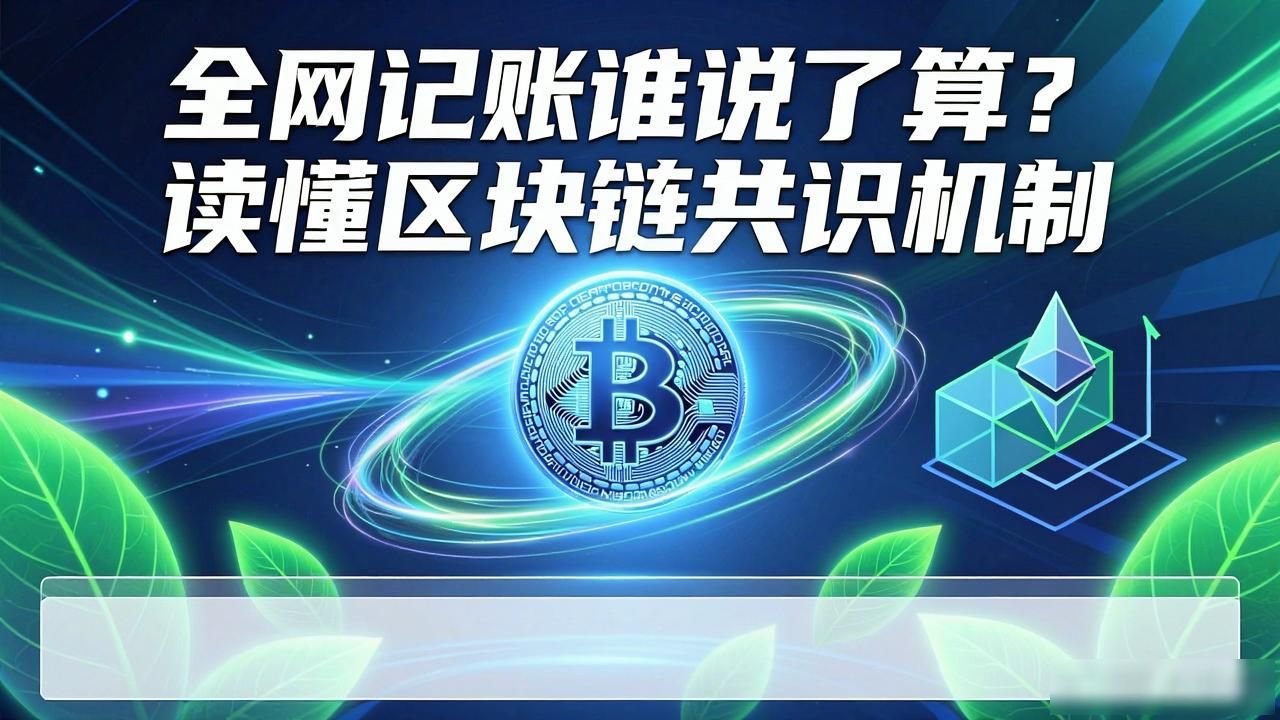 全网记账谁说了算？读懂区块链共识机制