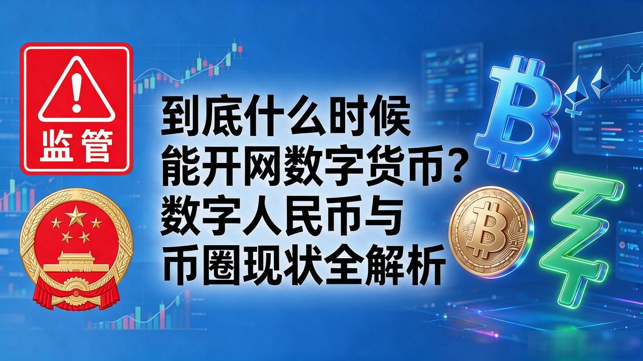 到底什么时候能开网数字货币？数字人民币与币圈现状全解析