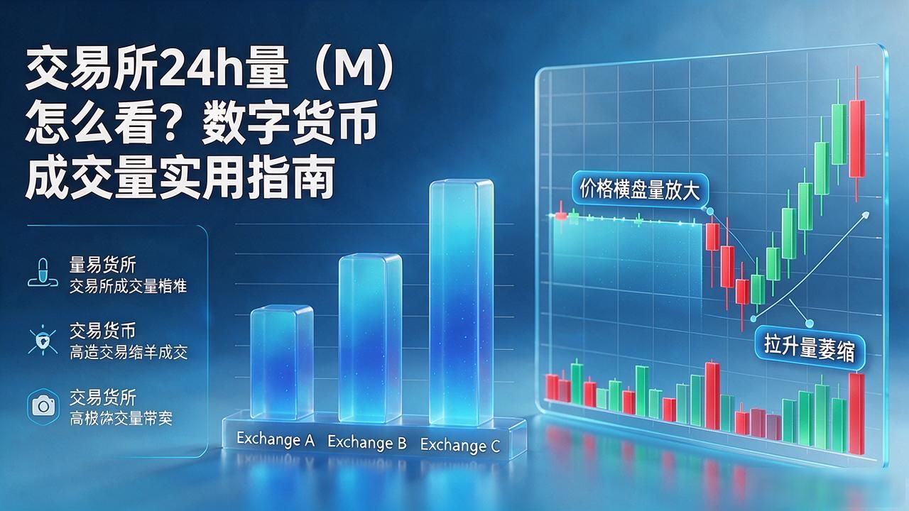 交易所24h量（M）怎么看？数字货币成交量实用指南