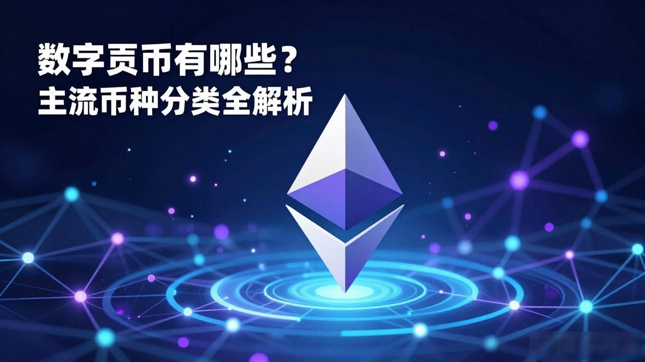 数字货币有哪些？主流币种分类全解析