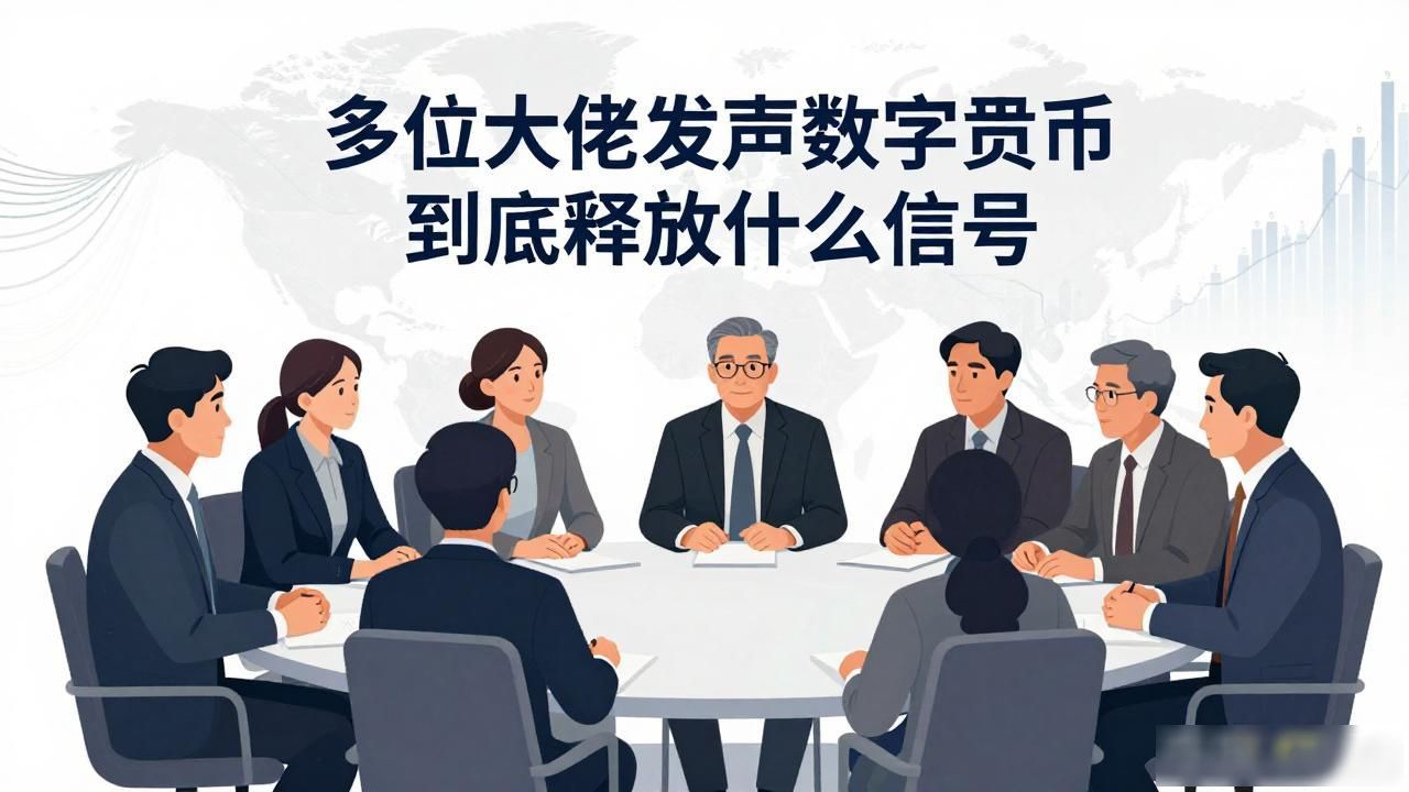 多位大佬发声数字货币 到底释放什么信号