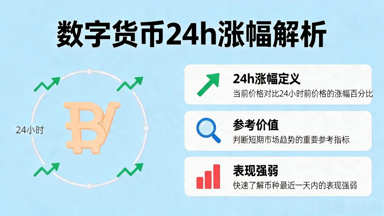 搞懂数字货币24h：交易量、涨幅、波动全解析