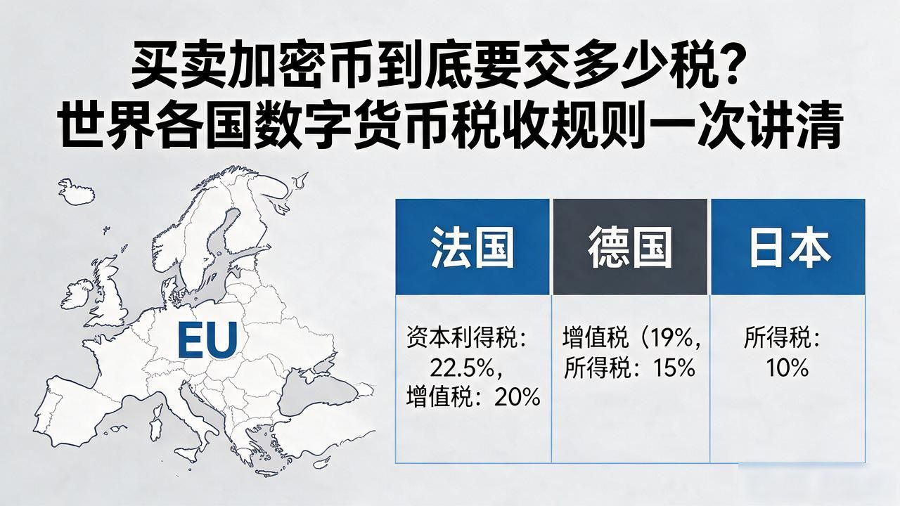 买卖加密币到底要交多少税？世界各国数字货币税收规则一次讲清
