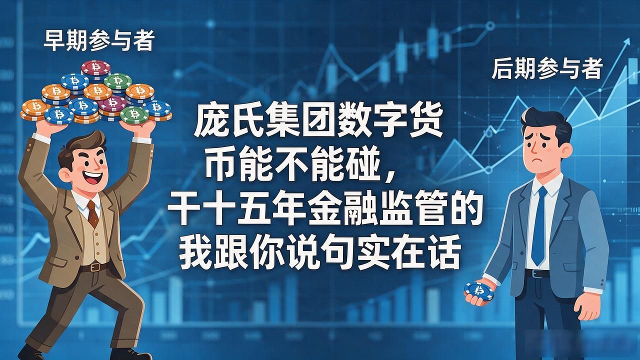 庞氏集团数字货币能不能碰，干十五年金融监管的我跟你说句实在话
