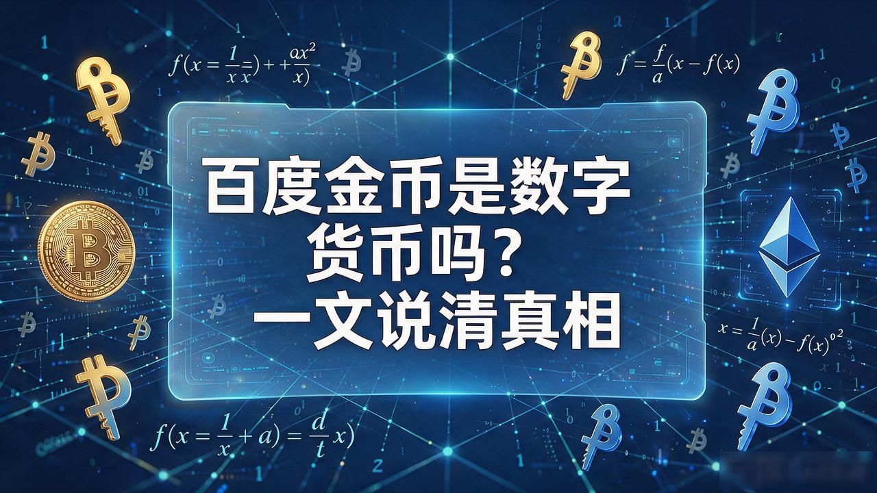 百度金币是数字货币吗？一文说清真相