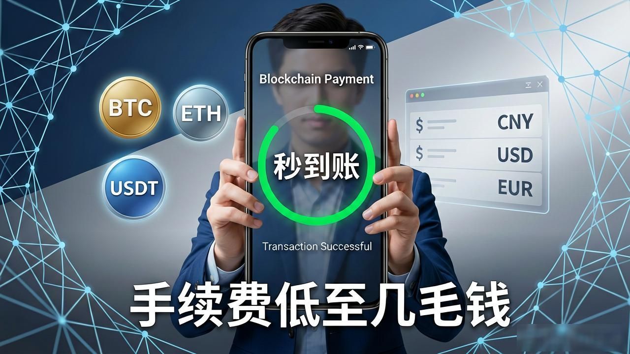 区块链支付应用:跨境汇款秒到账,手续费低至几毛钱