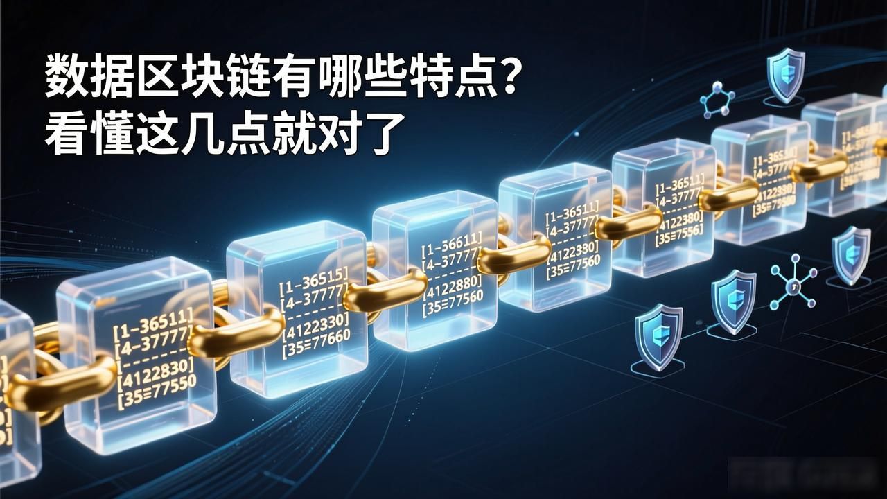 数据区块链有哪些特点?看懂这几点就对了