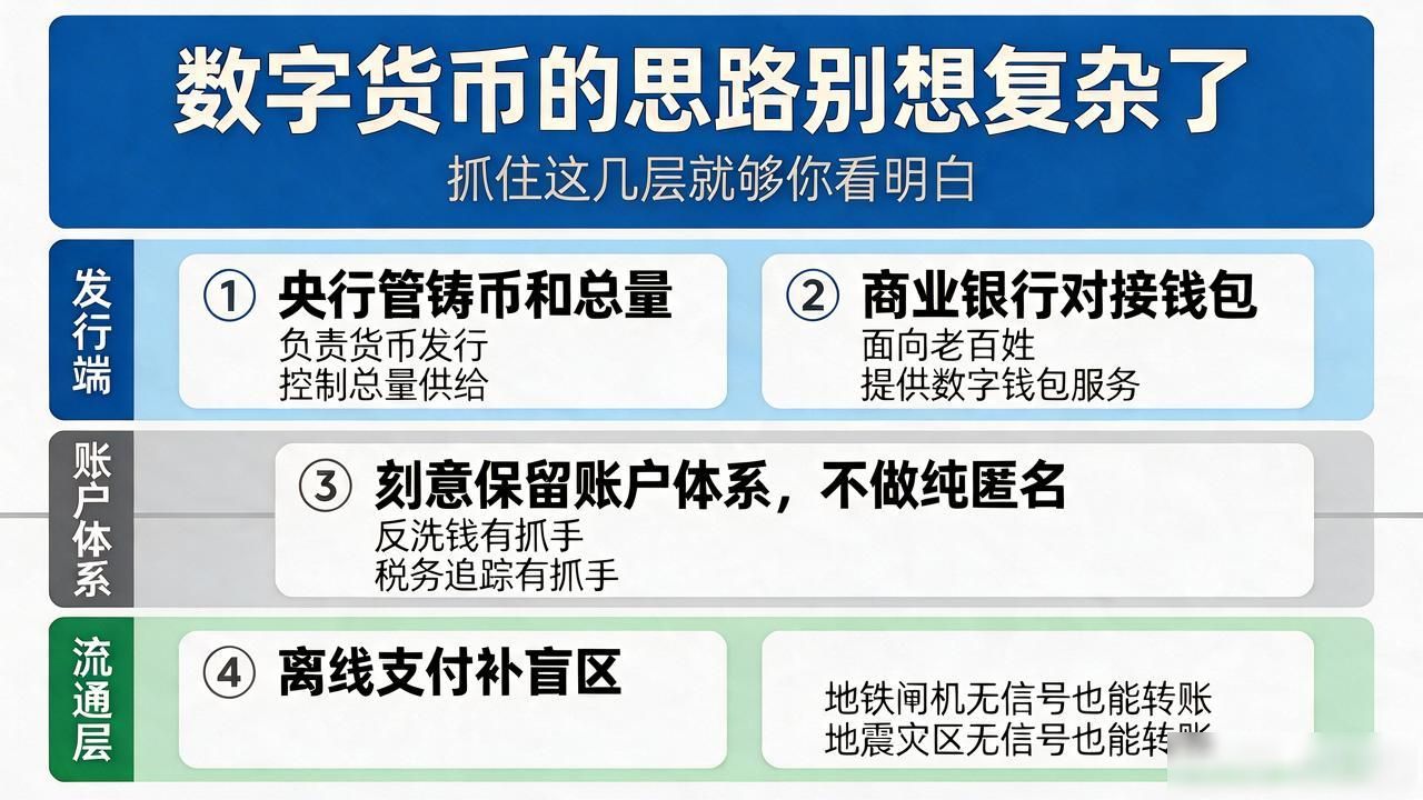 数字货币的思路别想复杂了，抓住这几层就够你看明白