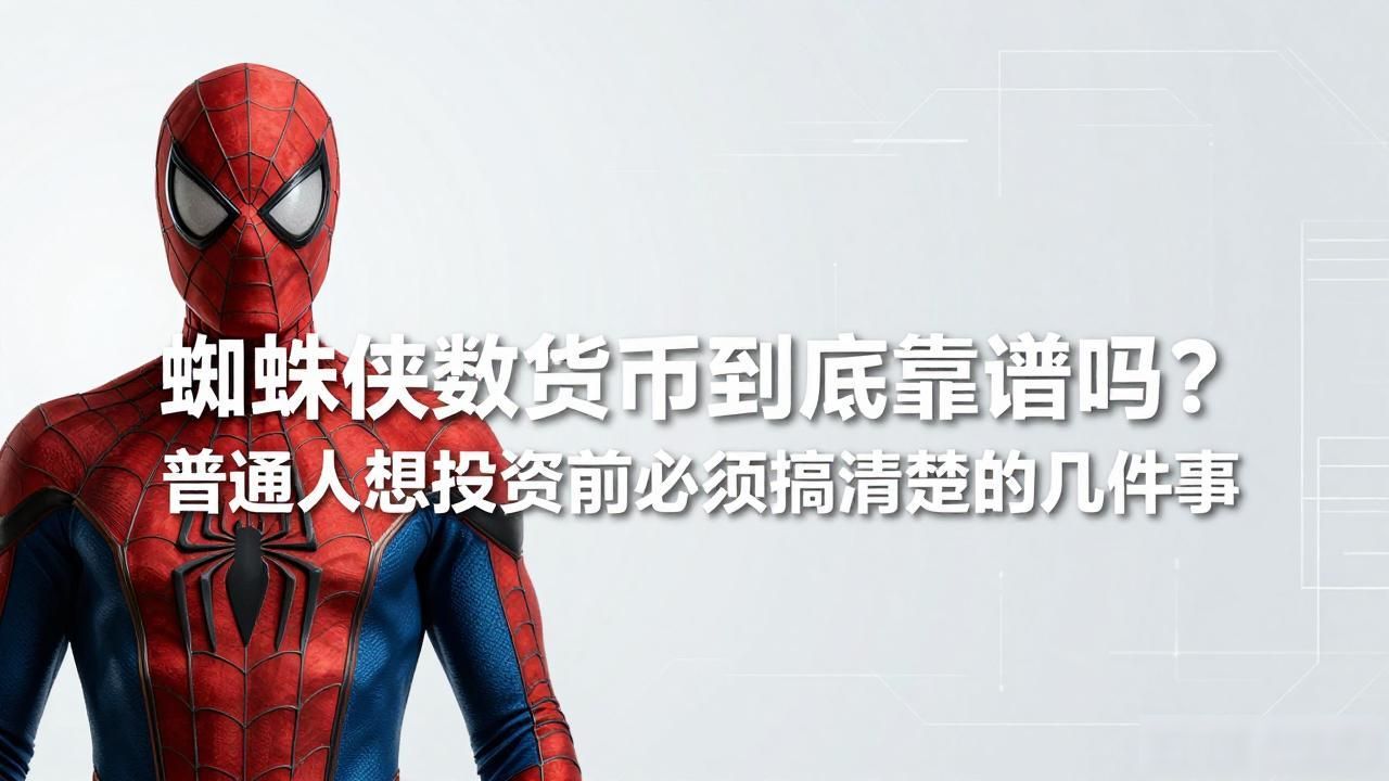 蜘蛛侠数字货币到底靠谱吗？普通人想投资前必须搞清楚的几件事