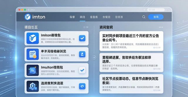 imToken钱包官网查项目资讯教程 新手快速掌握实用方法
