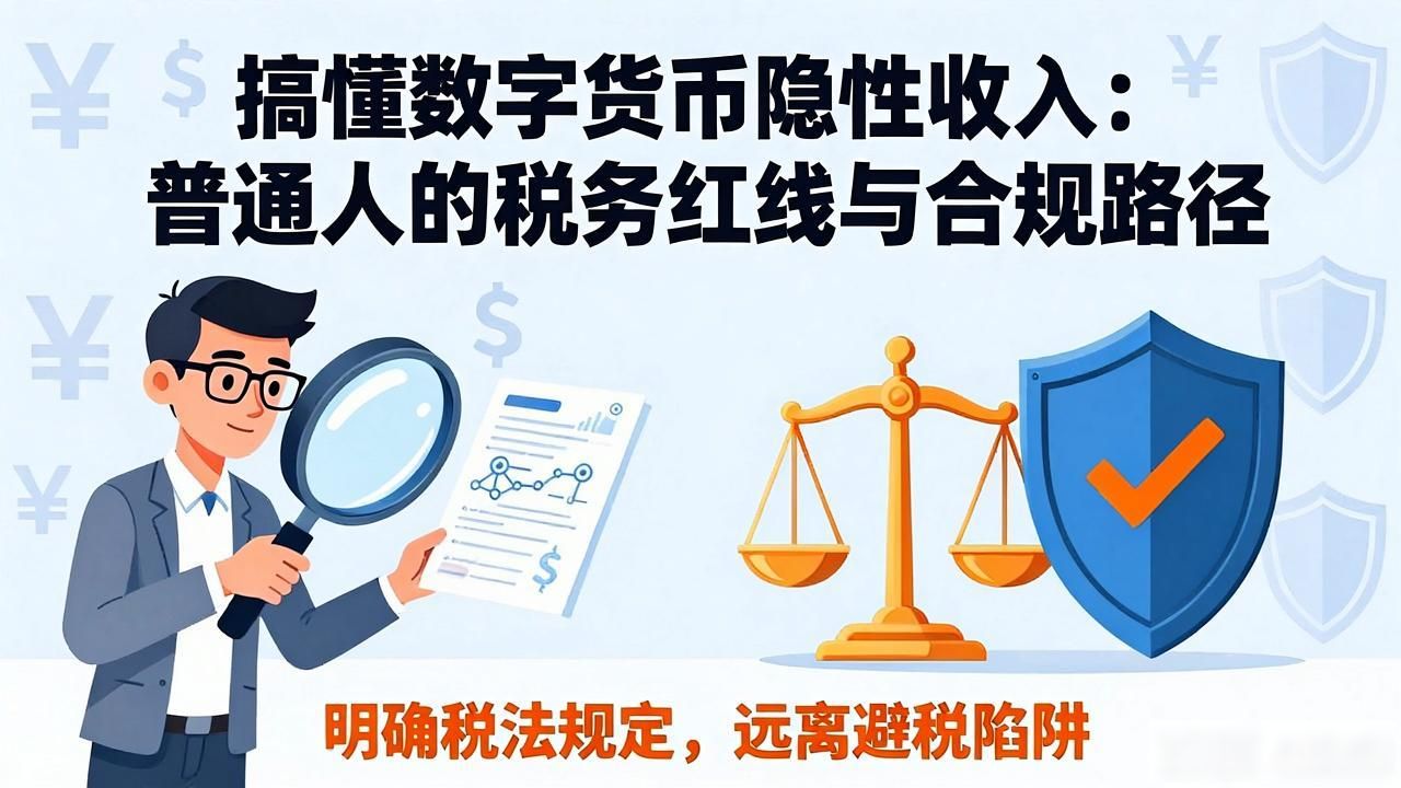 搞懂数字货币隐性收入：普通人的税务红线与合规路径