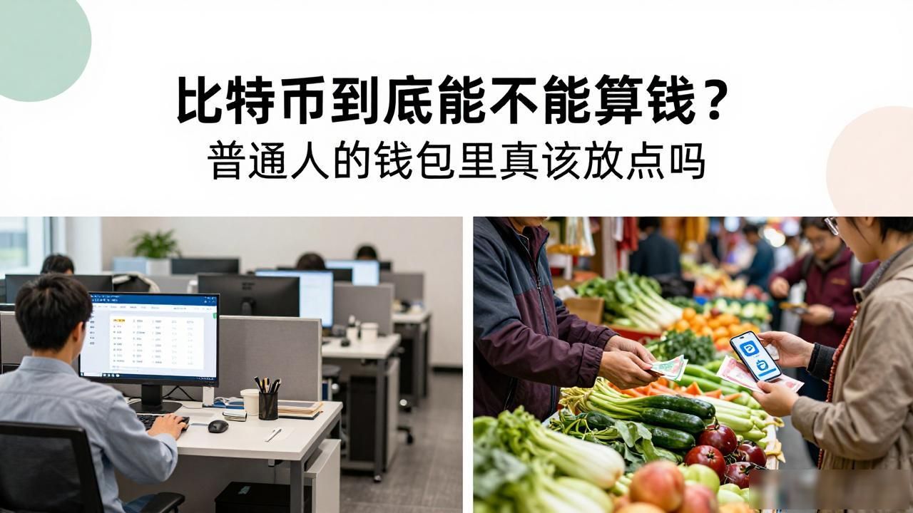 比特币到底能不能算钱？普通人的钱包里真该放点吗