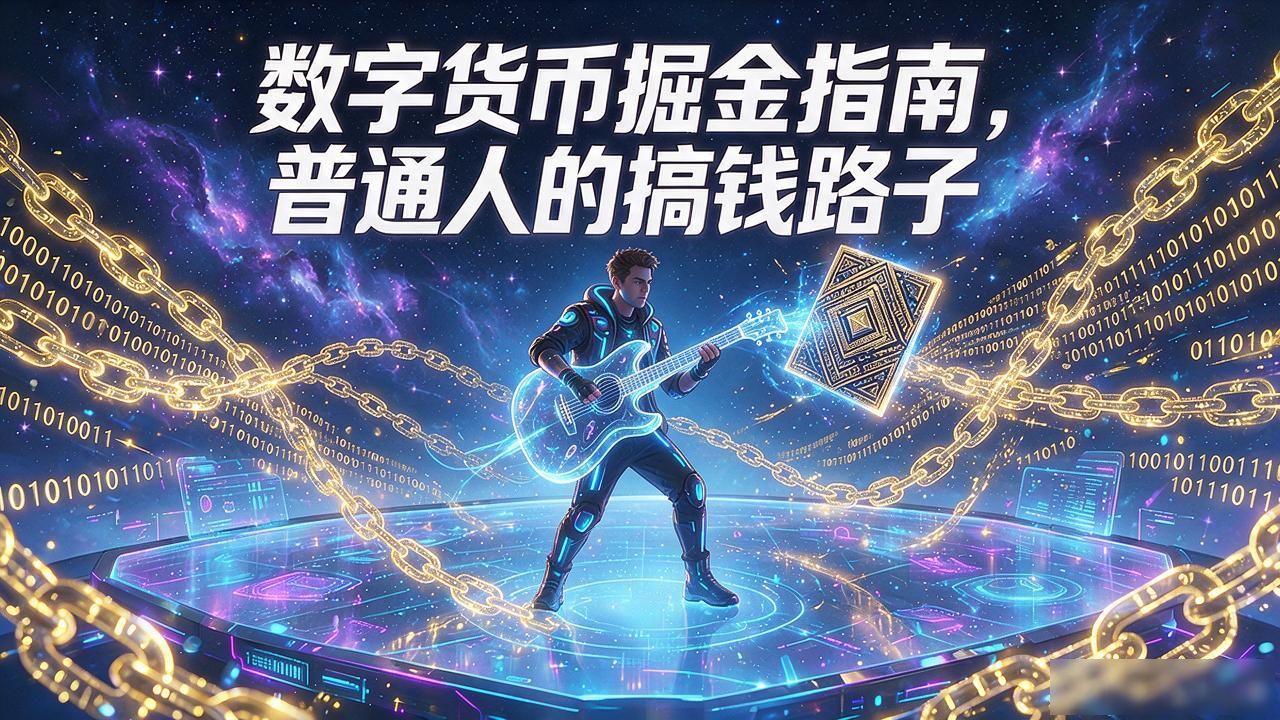 数字货币掘金指南，普通人的搞钱路子