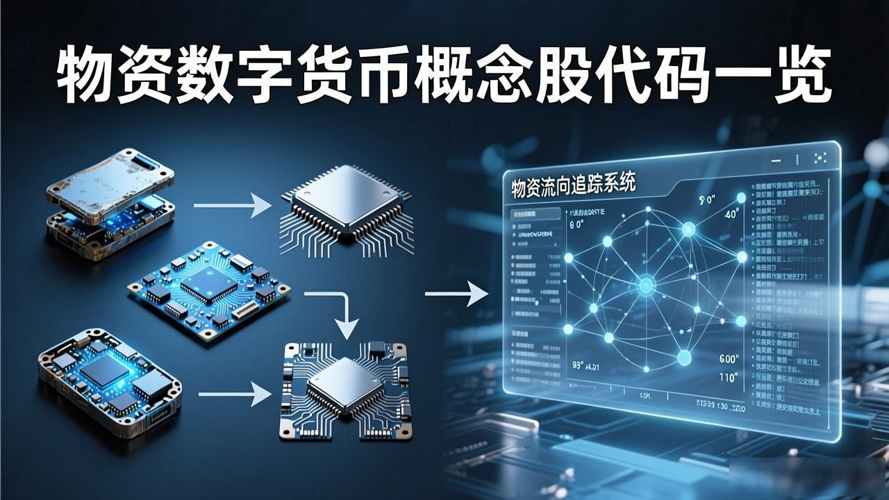 物资数字货币概念股代码一览