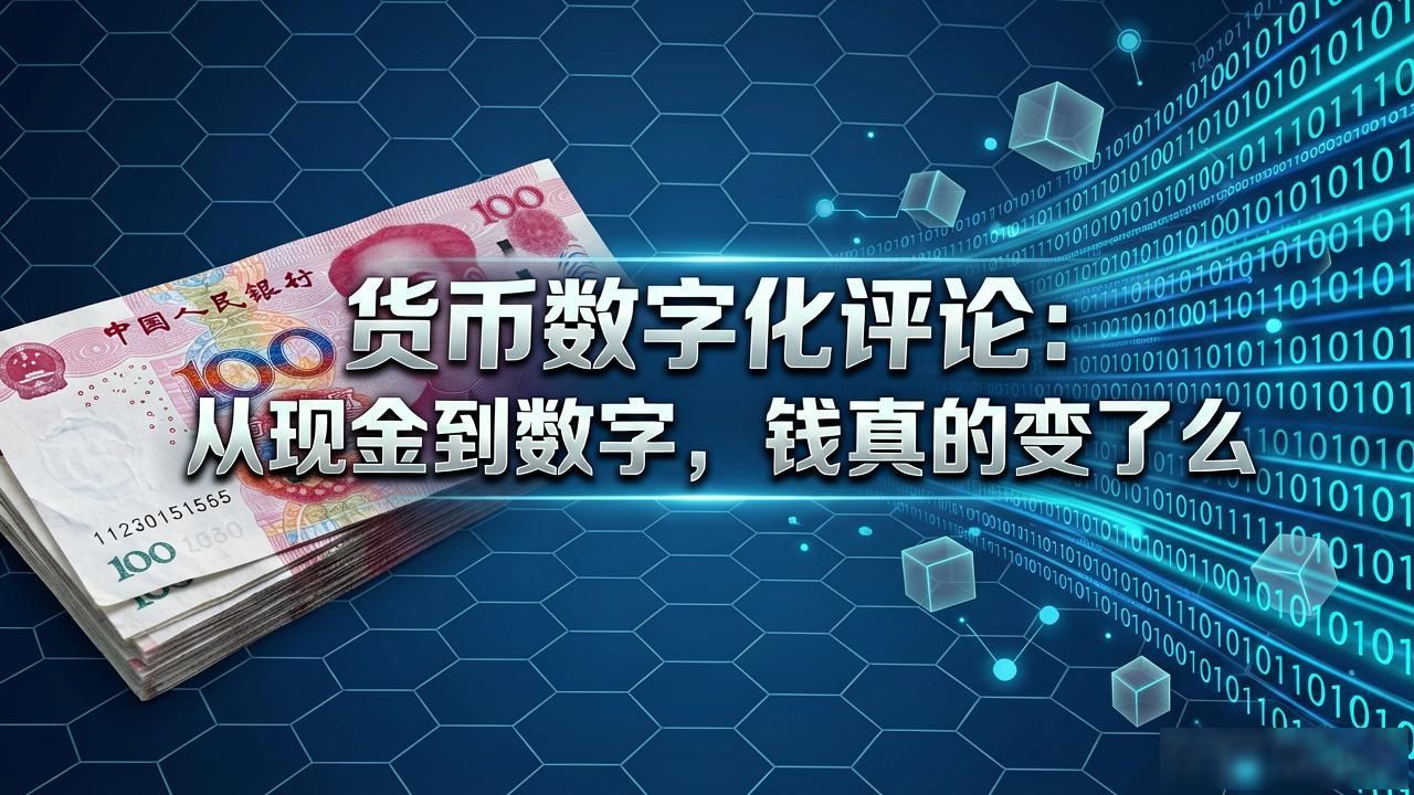 货币数字化评论：从现金到数字，钱真的变了么