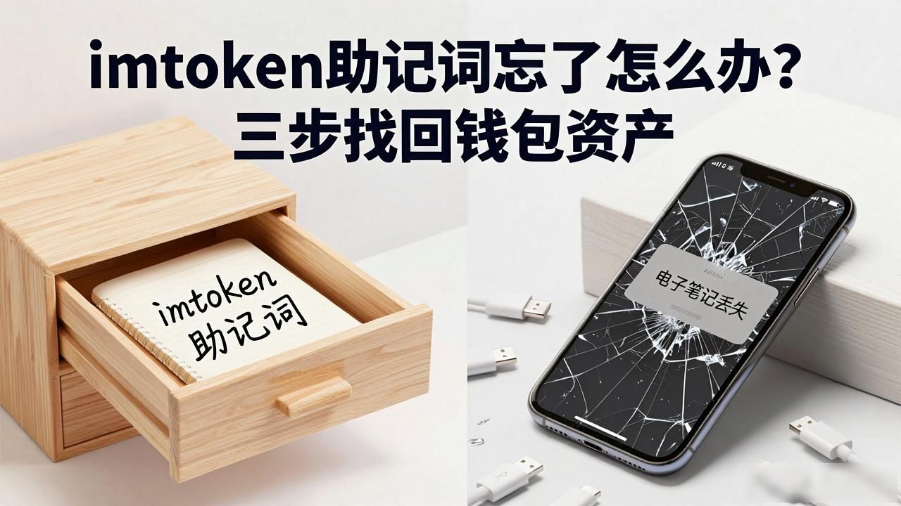 imtoken助记词忘了怎么办？三步找回钱包资产