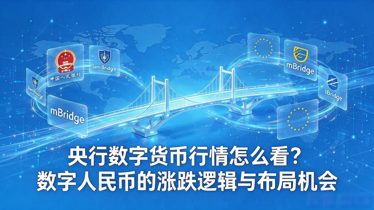 央行数字货币行情怎么看？数字人民币的涨跌逻辑与布局机会