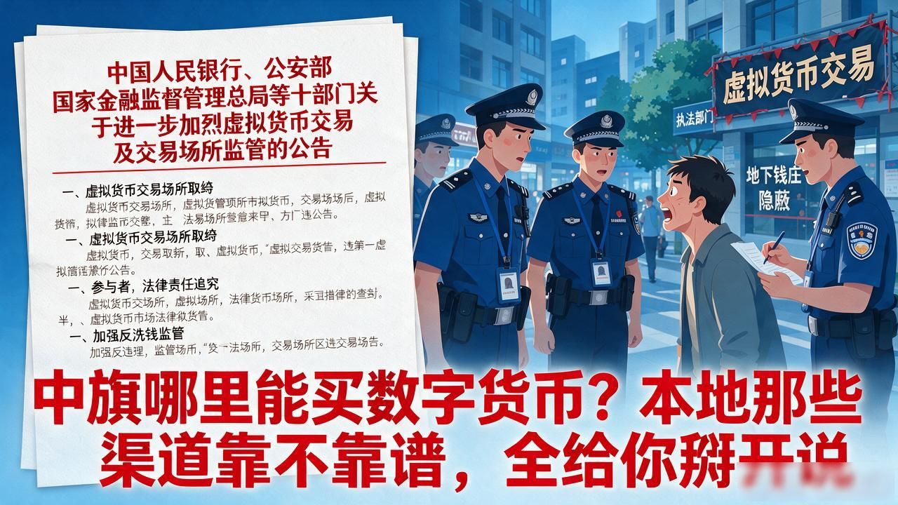 中旗哪里能买数字货币？本地那些渠道靠不靠谱，全给你掰开说