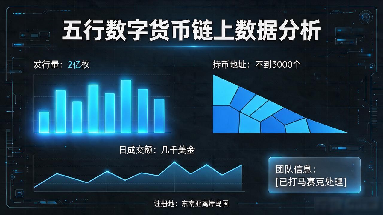 五行数字货币靠谱吗？老币圈人给你说句实话