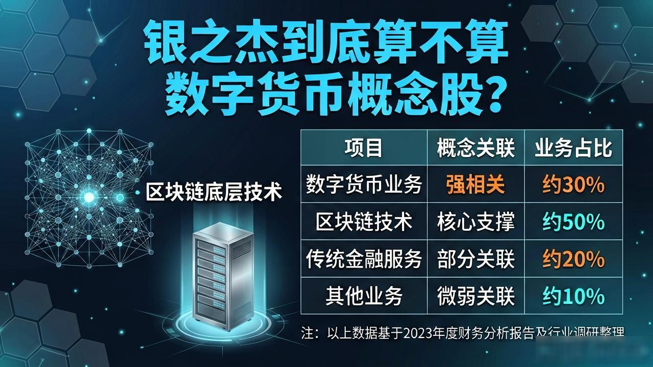 银之杰到底算不算数字货币概念股?