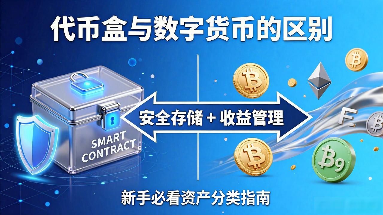 代币盒与数字货币到底有啥区别？新手必看的资产分类指南