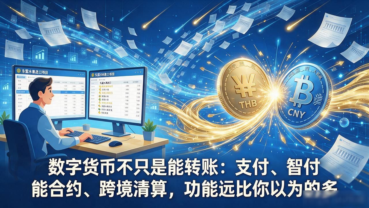 数字货币不只是能转账：支付、智能合约、跨境清算，功能远比你以为的多