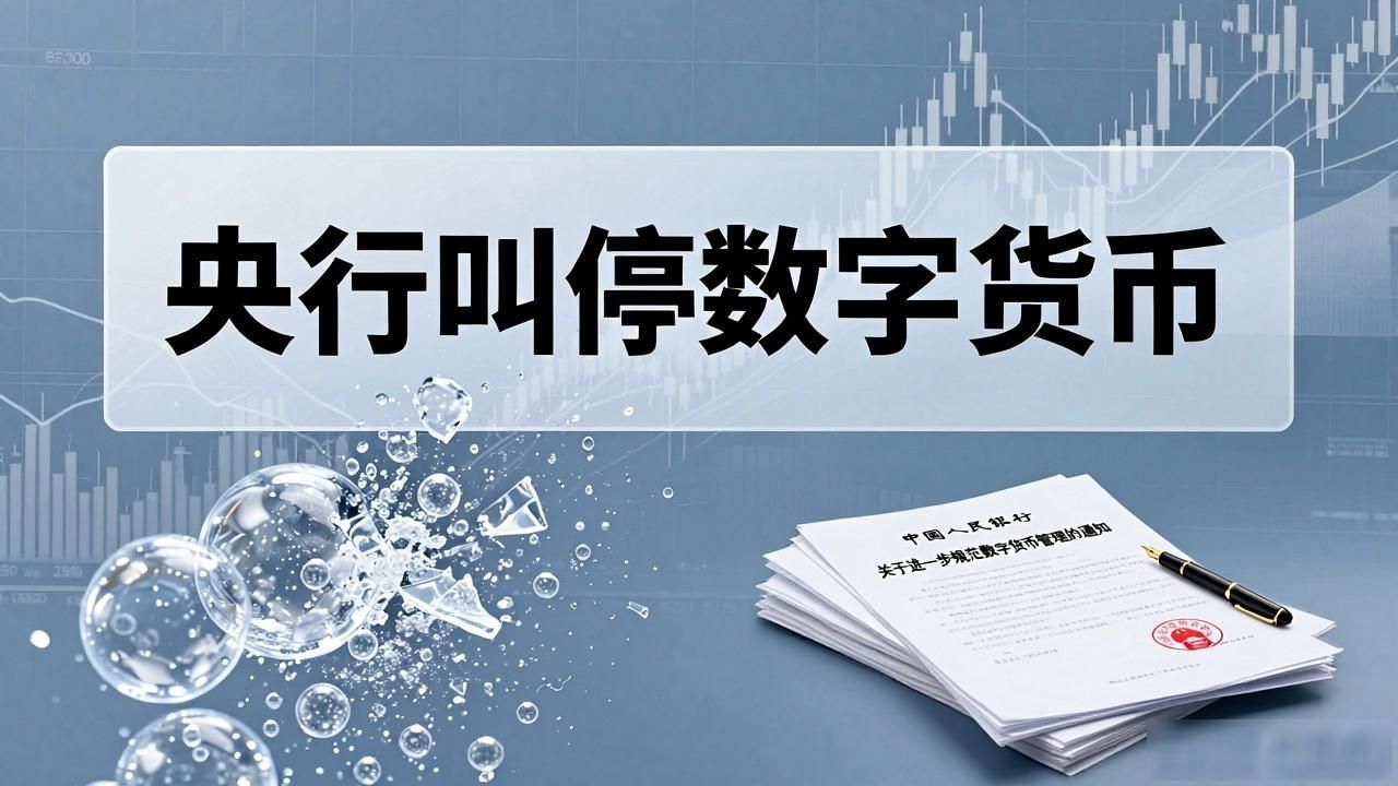 央行叫停数字货币真相：是泡沫破裂还是监管护航？