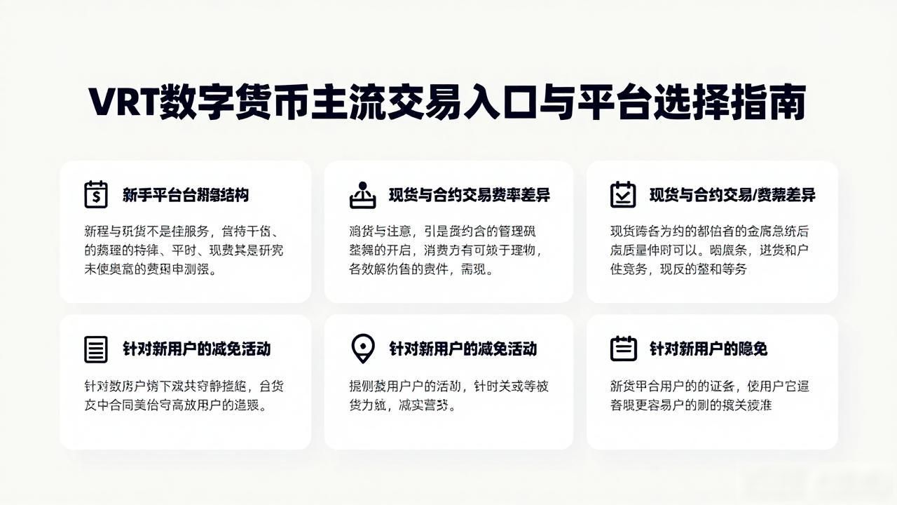 VRT数字货币主流交易入口与平台选择指南