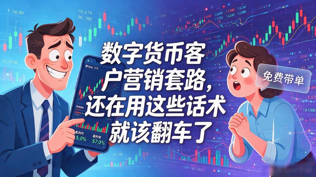 数字货币客户营销套路，还在用这些话术就该翻车了