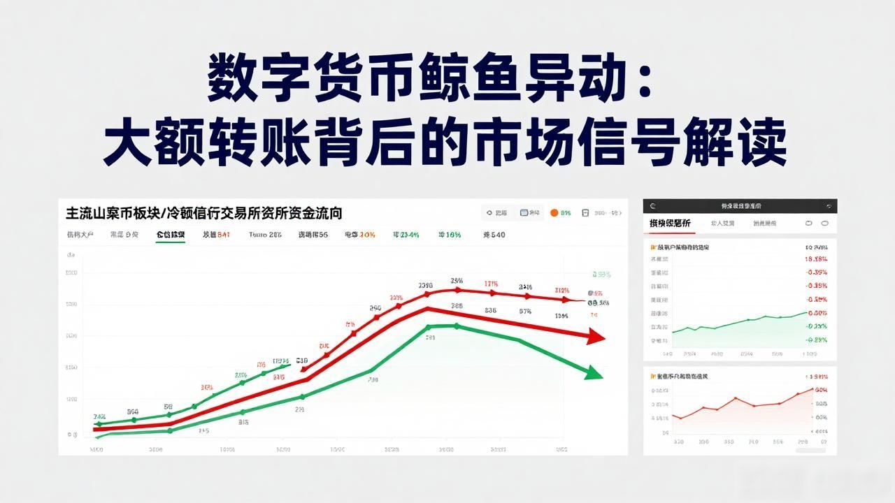 数字货币鲸鱼异动：大额转账背后的市场信号解读