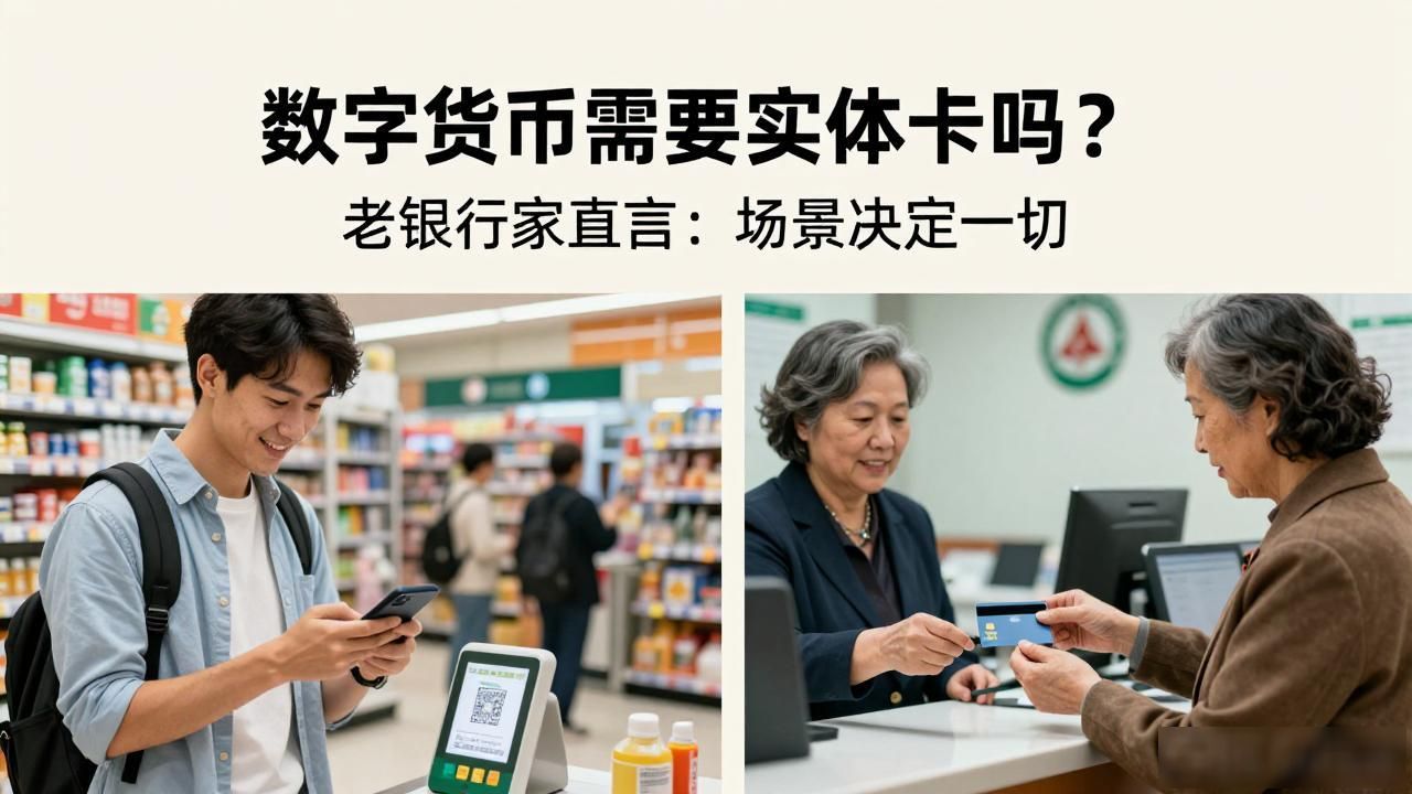 数字货币需要实体卡吗?老银行家直言:场景决定一切
