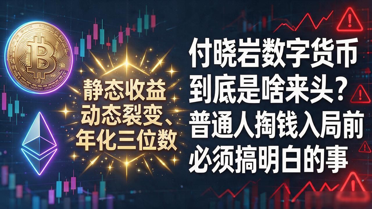 付晓岩数字货币到底是啥来头？普通人掏钱入局前必须搞明白的事