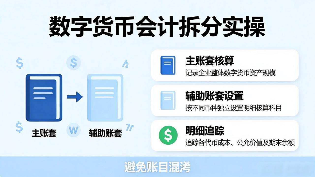 数字货币会计拆分实操指南