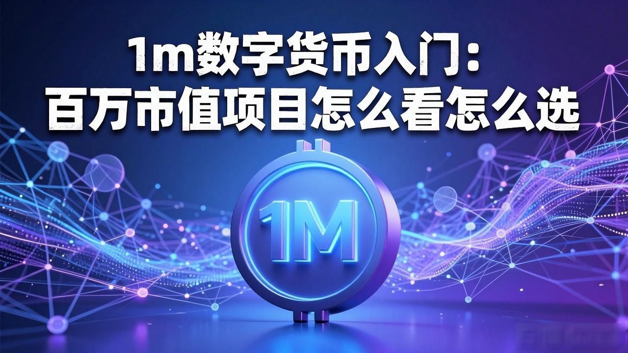 1m数字货币入门：百万市值项目怎么看怎么选