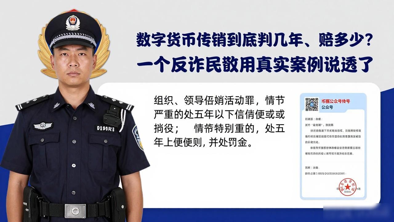 数字货币传销到底判几年、赔多少？一个反诈民警用真实案例说透了