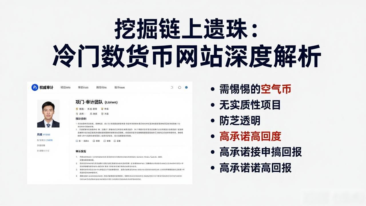 挖掘链上遗珠：冷门数字货币网站深度解析