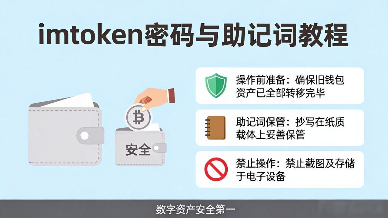 imtoken怎么修改密码和助记词教程