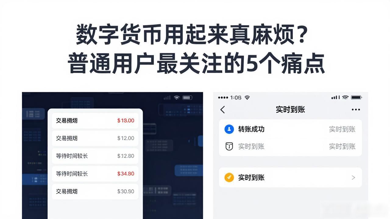 数字货币用起来真麻烦？普通用户最关心的5个痛点