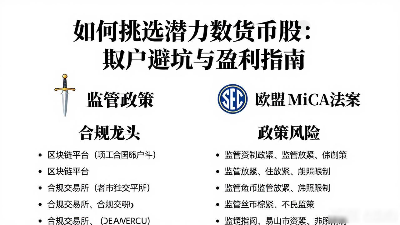 如何挑选潜力数字货币股：散户避坑与盈利指南
