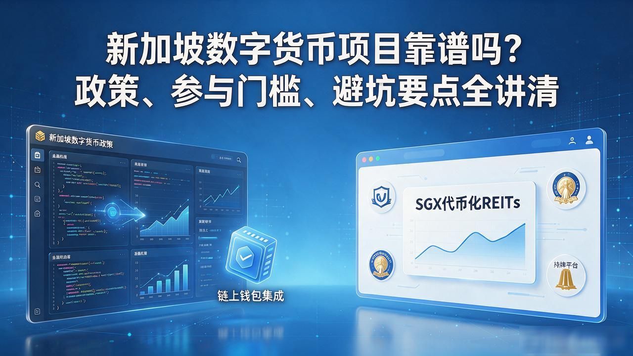 新加坡数字货币项目靠谱吗？政策、参与门槛、避坑要点全讲清